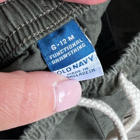 Infant Baby Old Navy Green and Blue Casual Shorts 6-12M - Picture 3 of 3